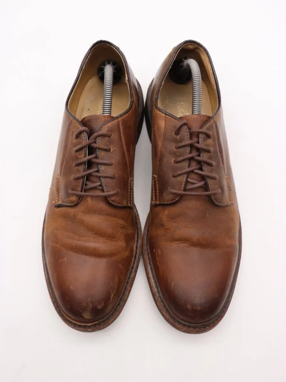 Frye John Addison Men's Size 11 D Brown Leather Oxford Derby Dress Casual